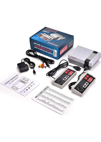 Standart Oyun 620 Stili Klasik Nostalji Oyun Konsolu Retro Video Playstation Mini Tak Çalıştır El Oyunu Yapılı Fc Oyunları Aile Için Harika Interaktif Oyunlar (Yurt Dışından) fiyatları