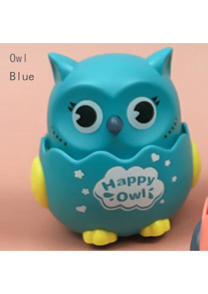 Baykuş Mavi Bir Stil Inertialı Taksi Bebek Oyuncak Sürünme Erken Eğitim Sevimli Çizgi Film Hayvan Araba Çocuk Hediyeleri Erkek Kızlar Sarılmak Oyuncaklar Bebekler Için (Yurt Dışından)