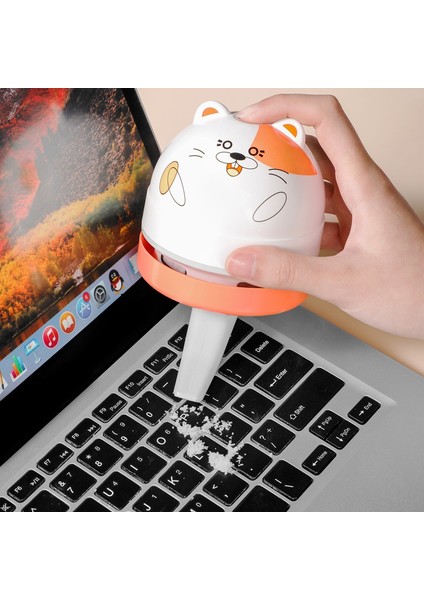 Panda Tarzı Sevimli USB Temizleyici Kedi Mini Elektrikli Süpürge Ofis Masa Toz Ev Masaüstü Süpürge Taşınabilir Masa Klavye Toz Vakumu Yeni Temizleyici (Yurt Dışından) indirimleri