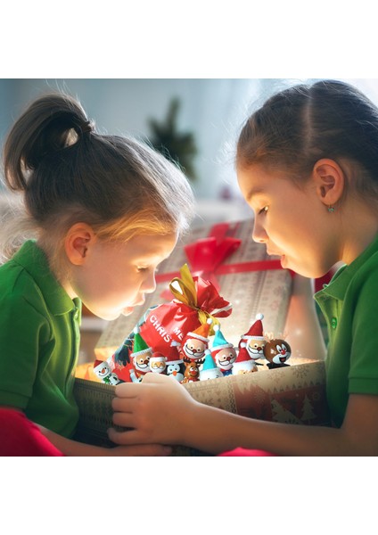 4pc Tarzı Saatli Zıplama Hediye Paketi Eğitici Mekanik Oyuncaklar Yılbaşı Baba Noel Kar Tanesi Geyik Oyuncakları - Çocuklar Için Eğlenceli Oyuncaklar (Yurt Dışından)