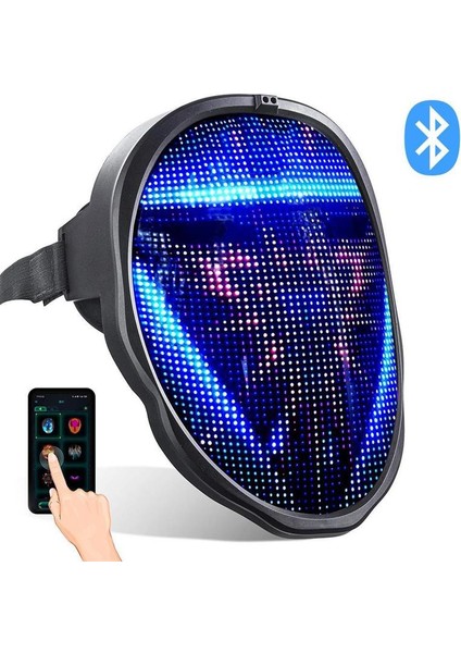 C Stili Z2 Kostüm Aksesuarları Neon LED Işıltılı Joker Maskesi Karnaval Festivali Işıklandırma Kendin Yap Resim Animasyon Japon Tilki Maskesi Cadılar Bayramı Xms (Yurt Dışından) fiyatları