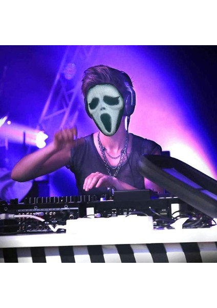 C Stili Z2 Kostüm Aksesuarları Neon LED Işıltılı Joker Maskesi Karnaval Festivali Işıklandırma Kendin Yap Resim Animasyon Japon Tilki Maskesi Cadılar Bayramı Xms (Yurt Dışından) modelleri