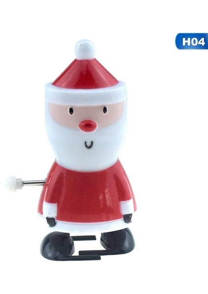 H04 Stili Mekanik Noel Baba Kar Tanesi Oyuncak Şirin Masaüstü Süsleme Çocuklar Çocuklar Parti Oyuncakları Yürüyen Aksesuar Model Mini Malzemeler (Yurt Dışından)