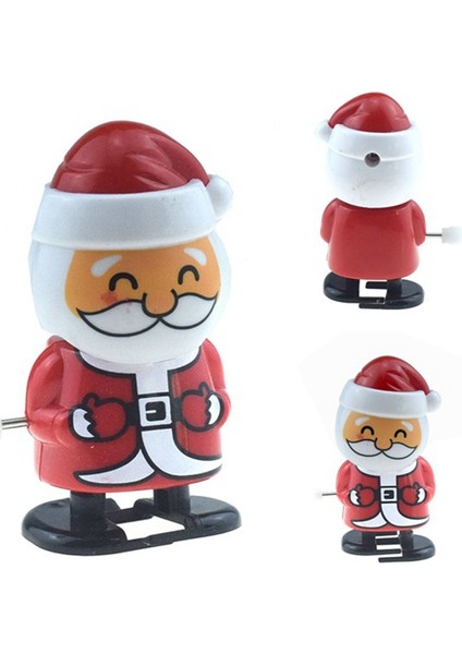 H04 Stili Mekanik Noel Baba Kar Tanesi Oyuncak Şirin Masaüstü Süsleme Çocuklar Çocuklar Parti Oyuncakları Yürüyen Aksesuar Model Mini Malzemeler (Yurt Dışından)