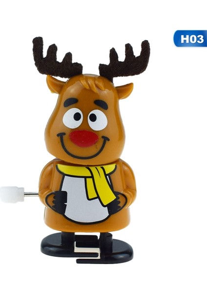 H03 Stili Mekanik Noel Baba Kar Tanesi Oyuncak Şirin Masaüstü Süsleme Çocuklar Çocuklar Parti Oyuncakları Yürüyen Aksesuar Model Mini Malzemeler (Yurt Dışından)