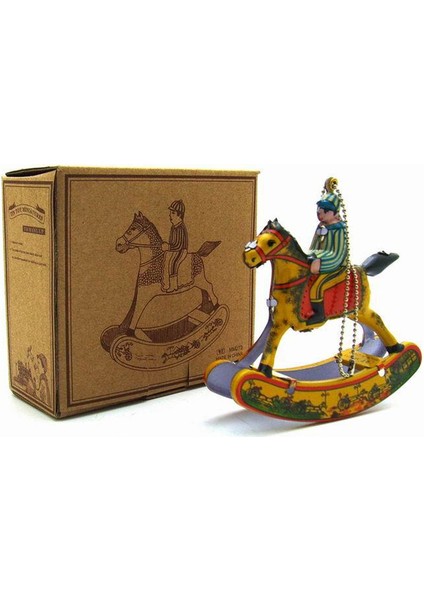 Klasik Vintage Saat Mekanizmalı Noel Salıncağı At Kolye Fotoğrafçılık Çocuklar Yetişkinler Toplama Teneke Oyuncaklar (Yurt Dışından) fırsatları