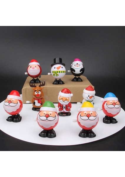 L Tarzı Noel Sarhoş Oyuncakları Noel Baba Karlar Adamı Saat Mekanik Zıplama Oyuncaklar Çocuklar Xmas Anaokulu Hediyeler Eğlenceli Oyuncaklar Mutlu Noel Dekorasyonları (Yurt Dışından)