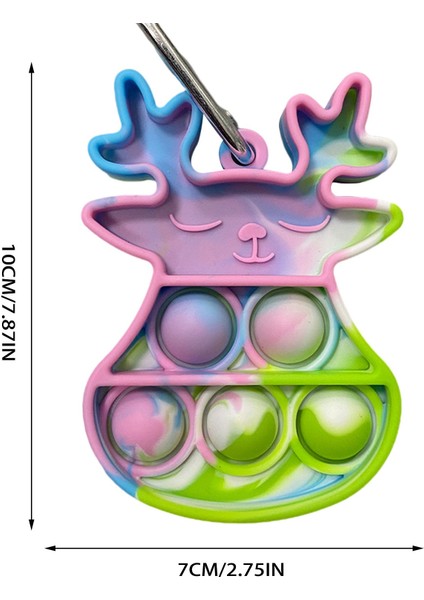 32-1pc Tarzı Mini Anahtarlık Kabarcıklı Duyusal Masaüstü Bulmaca Oyuncak Topu Sıkıştırma Oyunu Fidget Eşlik Etmek. (Yurt Dışından)