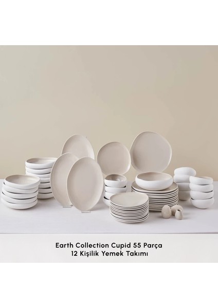 Earth Collection Cupid 55 Parça 12 Kişilik Yemek Takımı modelleri