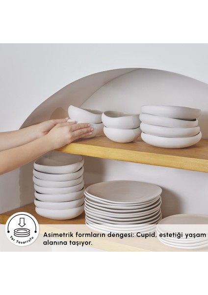 Earth Collection Cupid 55 Parça 12 Kişilik Yemek Takımı