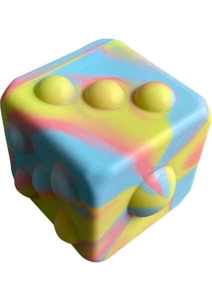Kraliyet Mavisi Stili Popits 3D Topları Oyuncağı Yeni Oyun Sevimli Topet Fidget Çocuk 3D Fidget Top Çocuklar Için Noel Hediyesi (Yurt Dışından)