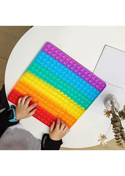 30CMG Stili Çarkı Fırlatıcı Balon Patlatıcı Oyuncak Noktalı Popit Fidget Dimple Oyuncak (Yurt Dışından)