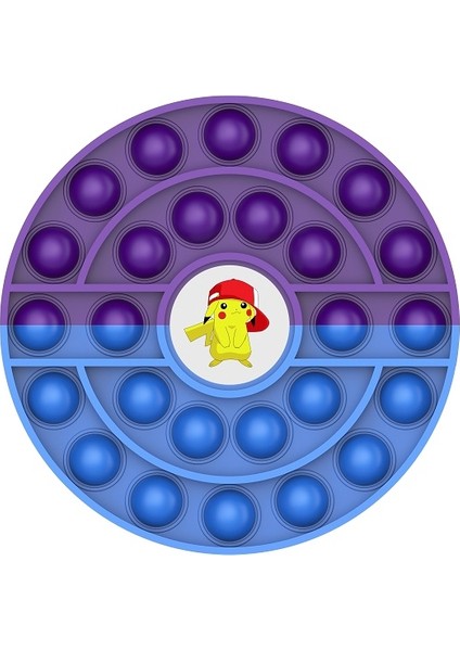 No.46 Tarzı Pokemon Pikachu Pop It Fidget Sevimli Mickey Noel Bastır Pop Kabarcık Duyusal Oyuncak Anksiyete Oyuncak Fidget (Yurt Dışından)