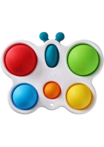 No.2 Tarzı Sekiz Gezegen Basit Dimple Pop Dokunma Duyusu Oyuncak Anahtarlık Tahtası Anksiyete Fidget Oyuncak Çocuklar Için (Yurt Dışından)