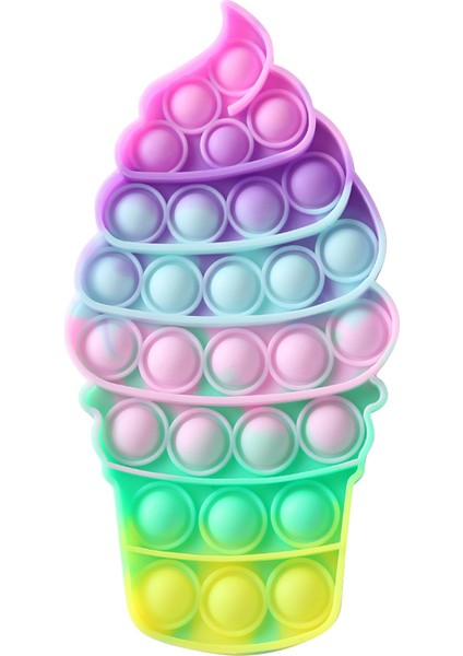 38 Numara Dondurmalı Balon Oyuncak Gökkuşağı Fidget Oyuncak Ittirme Balon Fidget Duyusal Oyuncaklar Çocuk Yetişkin Sıkma Oyuncak (Yurt Dışından)