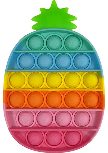 NO.00194 Stili En Yeni Dikkat Gerektiren Oyuncak Seti Duyusal Çocuk Yetişkinler Için Kawaii Oyuncaklar Hamburger Ananas Itme Basma Kabarcık Oyuncaklı It Figet Oyuncak (Yurt Dışından)