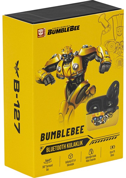 Bumblebee Bluetooth Kulaklık/ Sarı