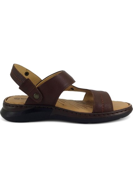 Ural 25YS Erkek Anatomik Sandalet Taba