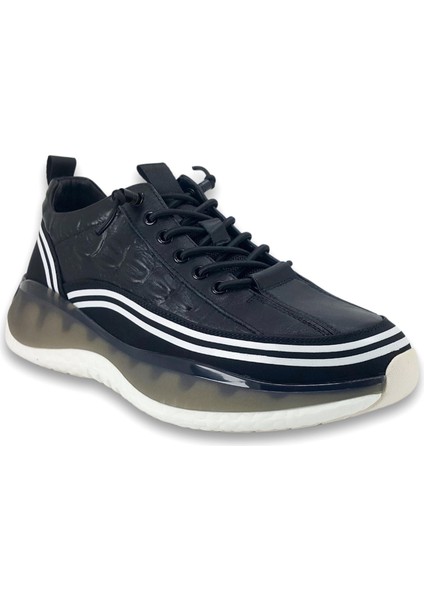 500 1 25YA Erkek Sneaker Günlük Ayakkabı Siyah
