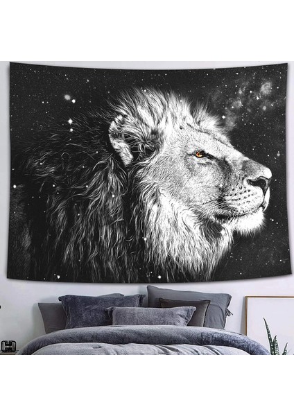 2TGTQQAY1244 Stili 90X70CM Simsant Orman Vahşi Hayvan Goblen Psychedelic Aslan Orman Duvar Asılı Tropikal Bitki Yurt Için Doğal Peyzaj Banket (Yurt Dışından)