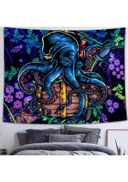 2TGTQQAY1244 Stili 90X70CM Simsant Orman Vahşi Hayvan Goblen Psychedelic Aslan Orman Duvar Asılı Tropikal Bitki Yurt Için Doğal Peyzaj Banket (Yurt Dışından)