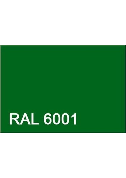 Lüks Parlak Sentetik Yağlı Boya 15 Lt Çimen Yeşili Ral 6001