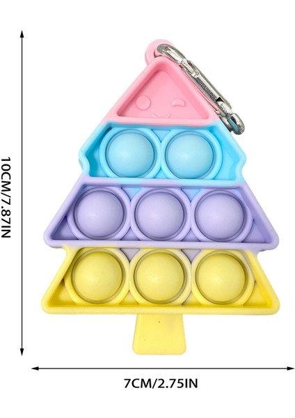 21-1pc Tarzı Mini Anahtarlık Kabarcıklı Duyusal Masaüstü Bulmaca Oyuncak Topu Sıkıştırma Oyunu Fidget Eşlik Etmek. (Yurt Dışından)