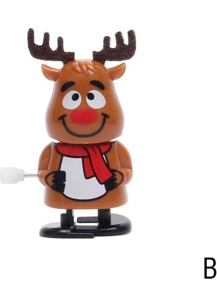 B Tarzı Noel Saatli Sarılar Zıplamalı Yürüyen Oyuncaklar Noel Baba Noel Adam Noel Geyiği Sarılar Çocuk Bebek Komik Hediye (Yurt Dışından)