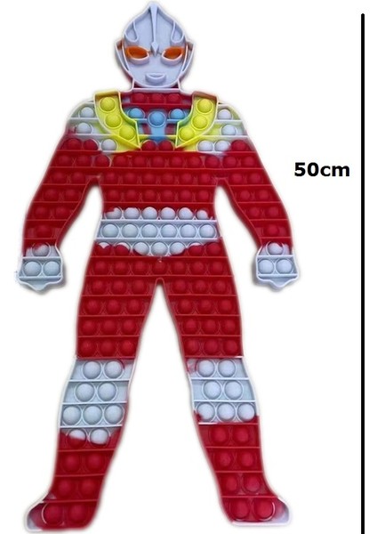 40CM Demir Adam Stili Örümcek Adam Tiga Eğilip Kalkan Oyuncak Anime Figürü Dev Xxl Basma Kabarcık Dimple Yetişkin Çocuk Doğum Günü Hediyesi (Yurt Dışından)