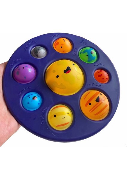 No.1 Tarzı ve Anksiyeteyi Gideren Kawaii Renkli Basit Dimmer Sıkıştırma Düğmesi Duyusal Oyuncak - Başlığı (Yurt Dışından)