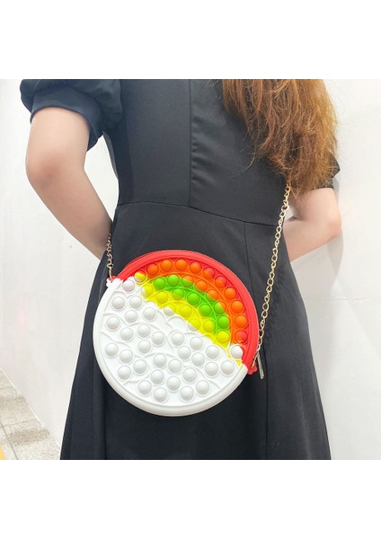 Kırmızı Stil Yeni Büyük Parmak Ucu Oyuncaklar Itme Kabı Kolye Çanta Yetişkinler Çözme Oyuncakları Çocuklar Yılbaşı Hediyeleri Pop It (Yurt Dışından) fırsatları