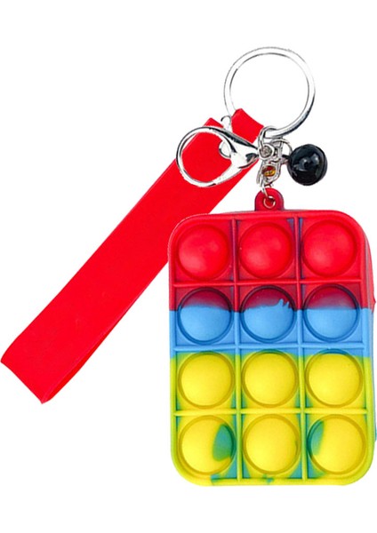 No.8 Stili Geliş Silikon Çanta Itme Kabarcıklı Basit Dimple Oyuncak Anahtar Bozuk Para Çantası Popper Duyusal Poppet Bozuk Para Kılıfı Oyuncaklar Poppet (Yurt Dışından)