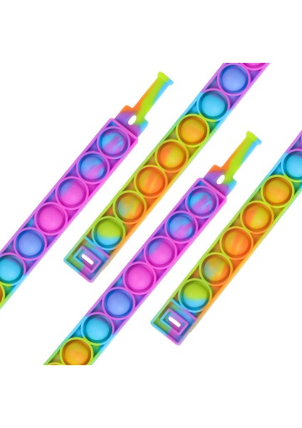 15 Kırmızı Sarı Stil Pops Bubble Basit Dimple Oyuncak Fidget Giderici Renkli Silikon Bileklik Anksiyete Duyusal Çocuklar Için Hediye Oyun - Türkçe (Yurt Dışından) fiyatları