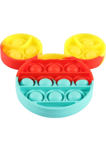 No.95 Tarzı Çocuklar Için Gökkuşağı Fidget Giderici Sıkma Oyuncağı Squishy Duyusal - El Oyuncağı-Çocuk Basit Dimple Fidget Oyuncak (Yurt Dışından)