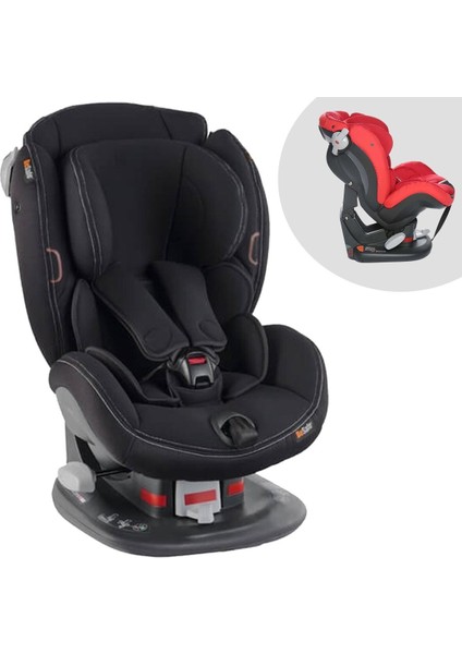izi Comfort X3 9-18 kg Oto Koltuğu - Black Car Interior