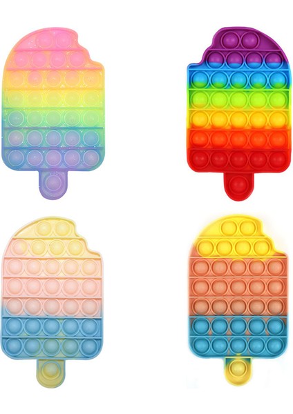 Turuncu Tarzı Gradient Dondurma Giderici Patlayan Fidget Oyuncaklar Itiş Kabarcık Kawaii Oyuncak Kız Erkek Çocuklar Için Halloween Doğum Günü Hediyeleri (Yurt Dışından)