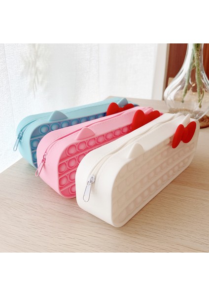 Ilmek Tarzı B Tarzı Yeni 20CM Kurdeleli Kalem Kutusu Pop It Oyuncağı Çocuklar Için Duyusal Giderici Oyuncaklar Öğrenme Kalem Çantası - Oyuncakları (Yurt Dışından) indirimleri