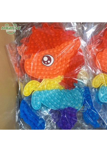 30 cm Tarzı Dondurma Eğlenceli Dev Xxl Fidgets Oyuncak Büyük Gökkuşağı Atı Patlatıcı Sadece Dimmer Pops Çanta Giderici Oyuncaklar Çocuklar Doğum Günü Hediyesi (Yurt Dışından)