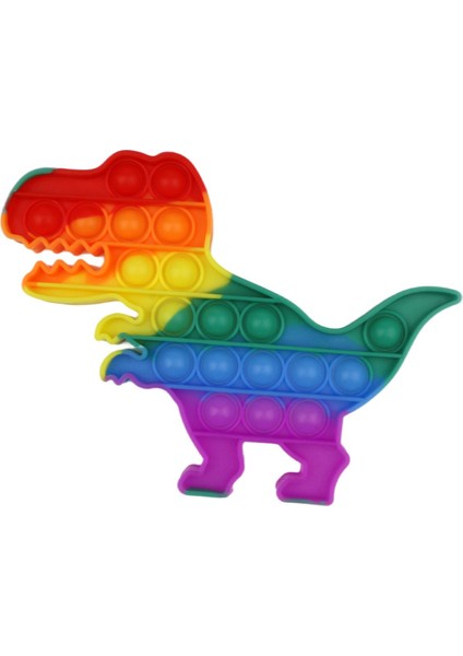WJ45-10 Stili Dinozor Itme Kabarcık Duyusal Fidget Oyuncakları Gökkuşağı Oyuncakları Yetişkin Çocuk Ihtiyaçları Squishy Oyuncak - (Yurt Dışından)