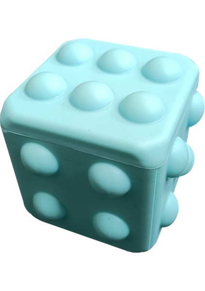 F Stili Küp Gökkuşağı Topu Itme Kabarcıklı Fidget Oyuncakları - 3D Altıgen Itme Kabarcık Topu Çözme Parmak Basın Eğlenceli Oyuncak (Yurt Dışından)