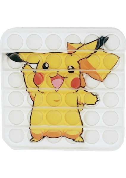 B-6 Stili Pokemon Pikachu Charizard Popits Sıcak Itme Kabarcık Charizard Fidget - Oyuncakları (Yurt Dışından)