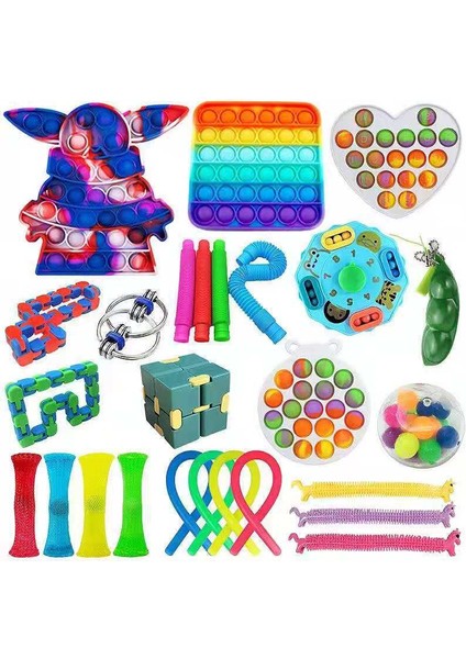 Kırmızı Stil 148 Tasarım Fidget Oyuncak Seti Kutusu Duyusal Fidget Oyuncaklar Paketi Çocuklar Yetişkinler Için Topu Oyuncakları Paketi Антистресс Sıcak (Yurt Dışından)