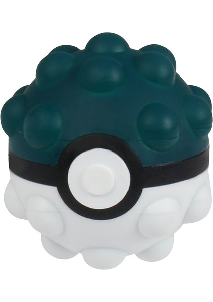 Mavi Stil Küp Gökkuşağı Topu Itme Kabarcıklı Fidget Oyuncakları - 3D Altıgen Itme Kabarcık Topu Çözme Parmak Basın Eğlenceli Oyuncak (Yurt Dışından)