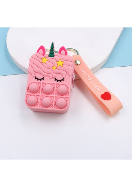 Kola Kupası-3 Tarzı Pokemon Pikachu Popits Sıkıştırıcı Oyuncak Anahtarlık Cüzdan Popet Itme Kabarcık Yetişkin Çocuk Silikon Anahtarlık Oyuncağı (Yurt Dışından)