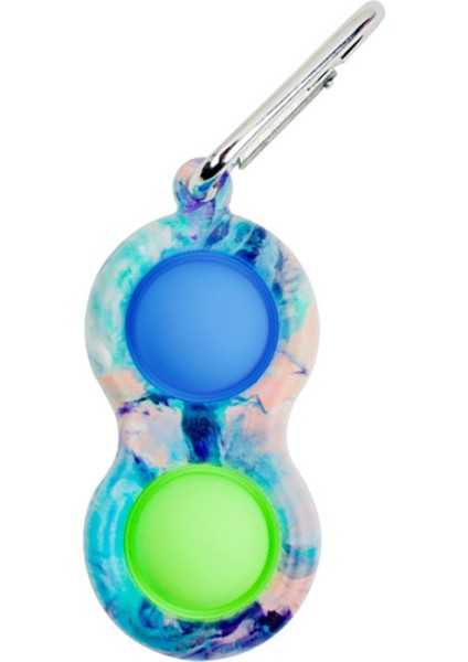 No.65 Tarzı Mini Pops Fidget Oyuncak Basit Dimple Anahtarlık Kaygı Duygusal Sıkıştırma Kabarcık Kadın Çocuk Için (Yurt Dışından)