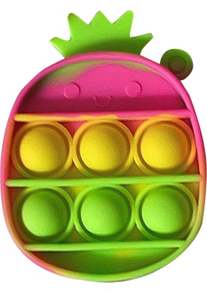 No.65 Tarzı Mini Pops Fidget Oyuncak Basit Dimple Anahtarlık Kaygı Duygusal Sıkıştırma Kabarcık Kadın Çocuk Için (Yurt Dışından)