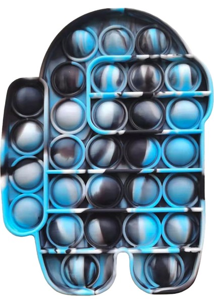 21-1pc Tarzı Pop It Oyuncakları Göz Alıcı Renkli Dokunmatik Oyuncaklar - Yetişkin ve Çocuklar Için Özel Tasarım - Oyuncakları (Yurt Dışından)