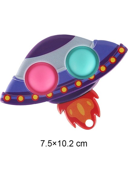 Ufo Tarzı Çocuklar Için Basit Dimple Pop Oyunu Türkçe Dilinde Fidget Oyuncak Pusula Kabarcık Basma Gereği - Oyunlar Duyusal Sıkıştırma (Yurt Dışından)