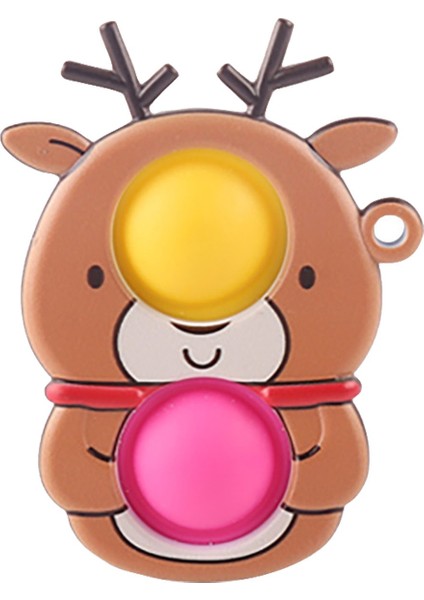 No.43 Tarzı Mini Pops Fidget Oyuncak Basit Dimple Anahtarlık Kaygı Duygusal Sıkıştırma Kabarcık Kadın Çocuk Için (Yurt Dışından)