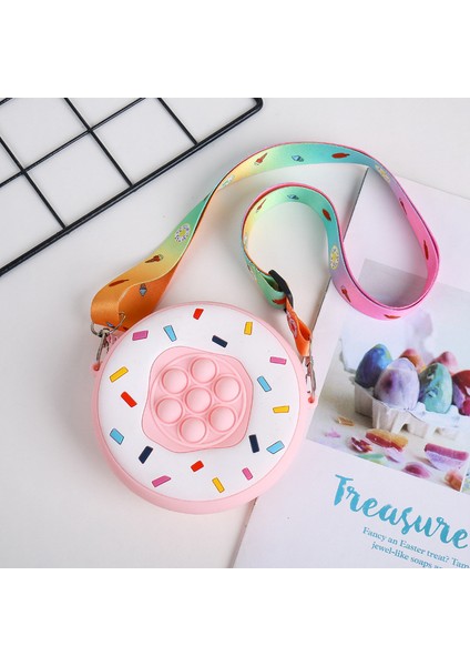 No.5 Tarzı Yeni Moda Pop It Fidget Oyuncak Kadınlar Çanta Cüzdan El Oyunu Basın Balon Topu Oyuncakları Çocuklar Için Amac: (Yurt Dışından)